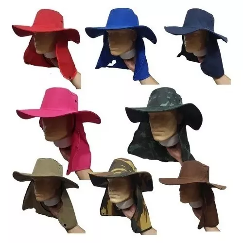 chapeu protecao nuca