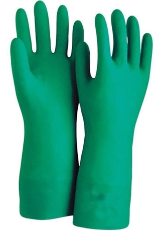 luva nitrilica verde1